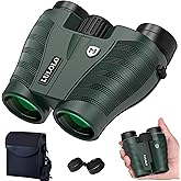 25x32 UHD Compact Binoculars for Adults – High Powered Wide View Binoculars with Clear Low Light Vision - Super Bright Lightweight & Waterproof Binocular for Hunting Bird Watching Travel Cruise