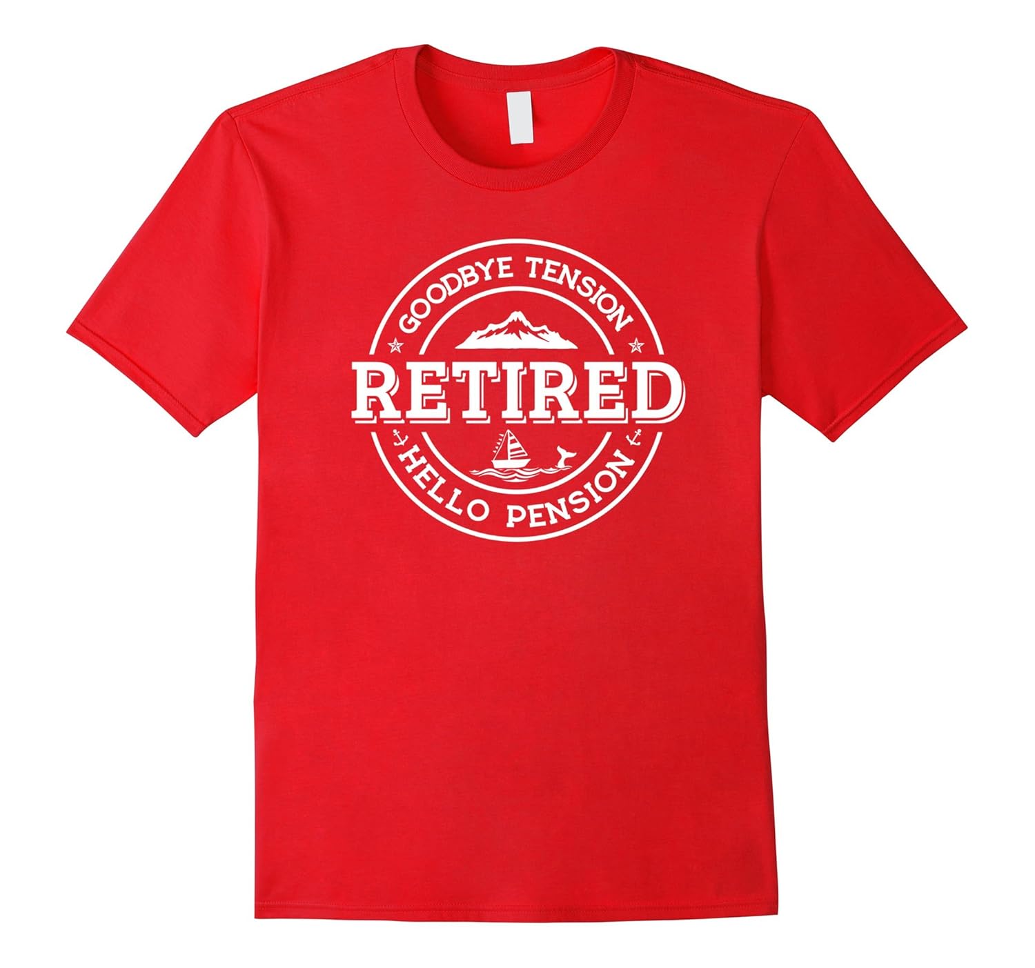 Retired - Goodbye Tension Hello Pension Retirement Shirt-ANZ