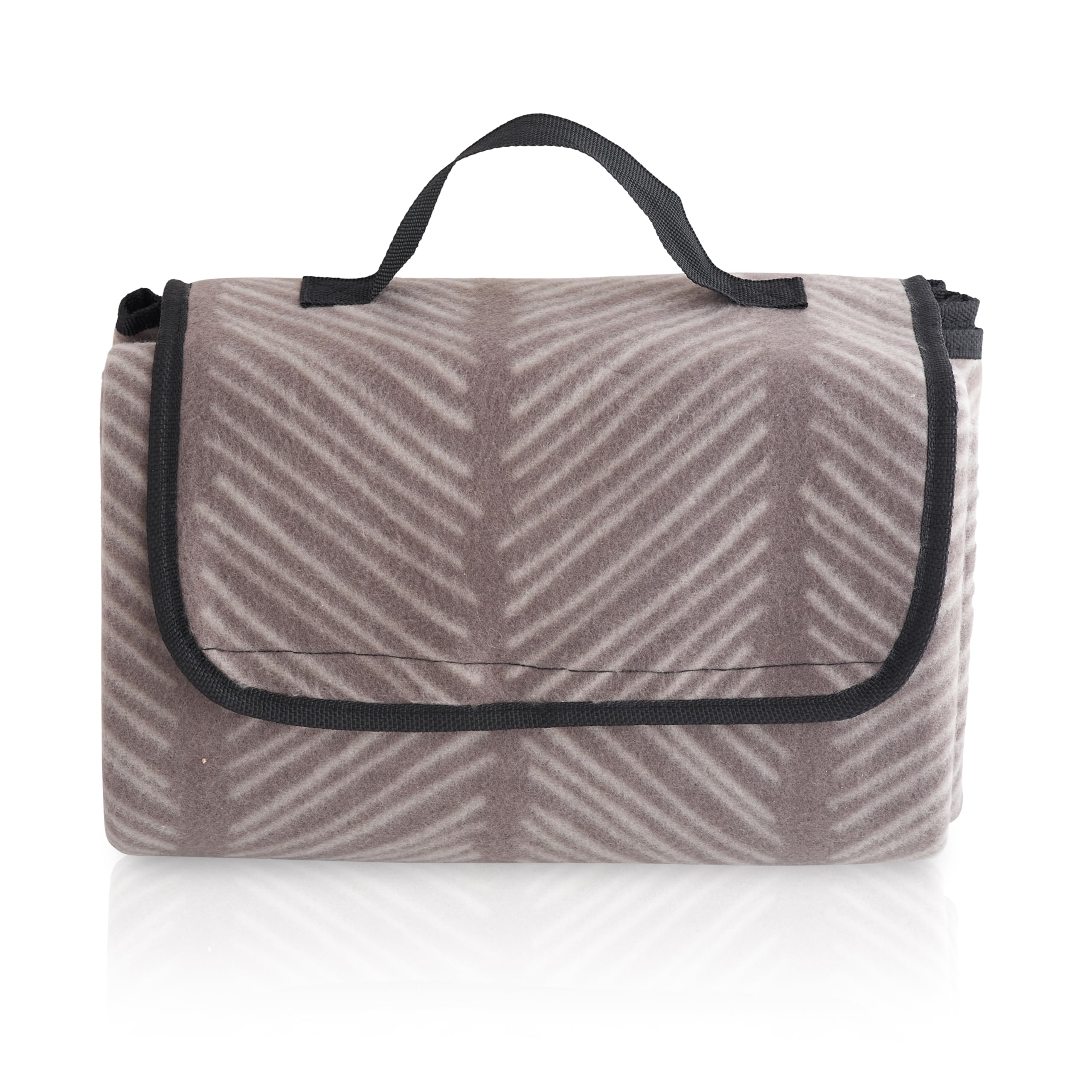 iN Premium Picnic Blanket Waterproof Backing - Ultra Lightweight & Travel-Friendly - Waterproof Picnic Mat with Carrying Handle - Sand proof - Machine Washable - Generous Size 132cm x132cm