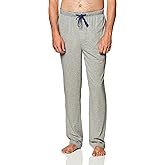 Hanes Solid Knit Sleep Pants With Drawstring and Pockets, Cotton Pajama Bottoms Comfortable Sleepwear, Grey, X-Large