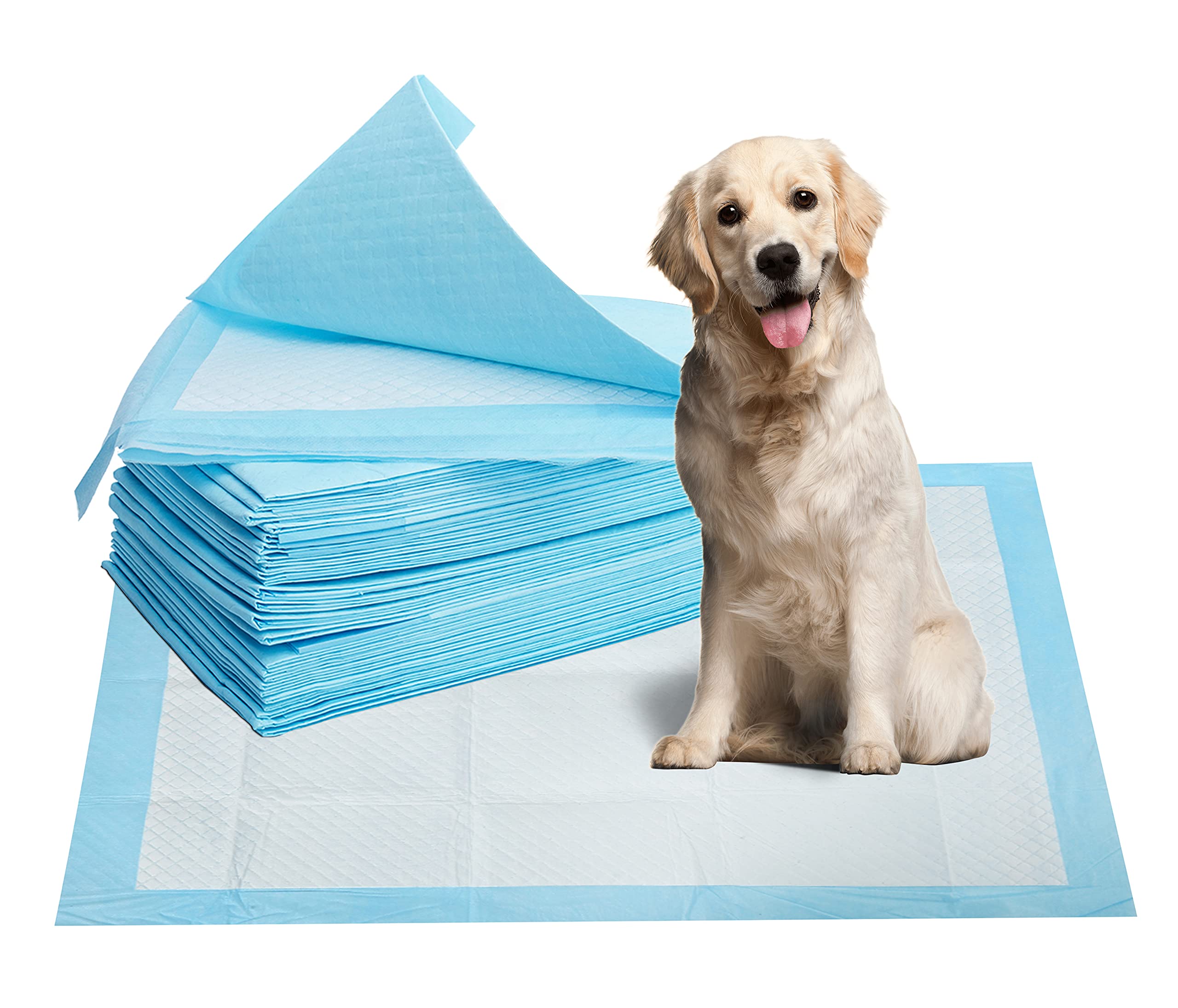 Zafein Puppy Training Pads - Ultra-absorbent Dog Pee Training Pads - Training Pads for Puppies - Quick-drying Tear-resistant Odor Control Thicker Material Dog Pads - Puppy Pads Pack of 50