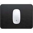 Satechi Vegan-Leather Mouse Pad, Reversible Design, Ergonomic, Black | Ergonomic, Scratch and Water Resistant, Easy to Clean,