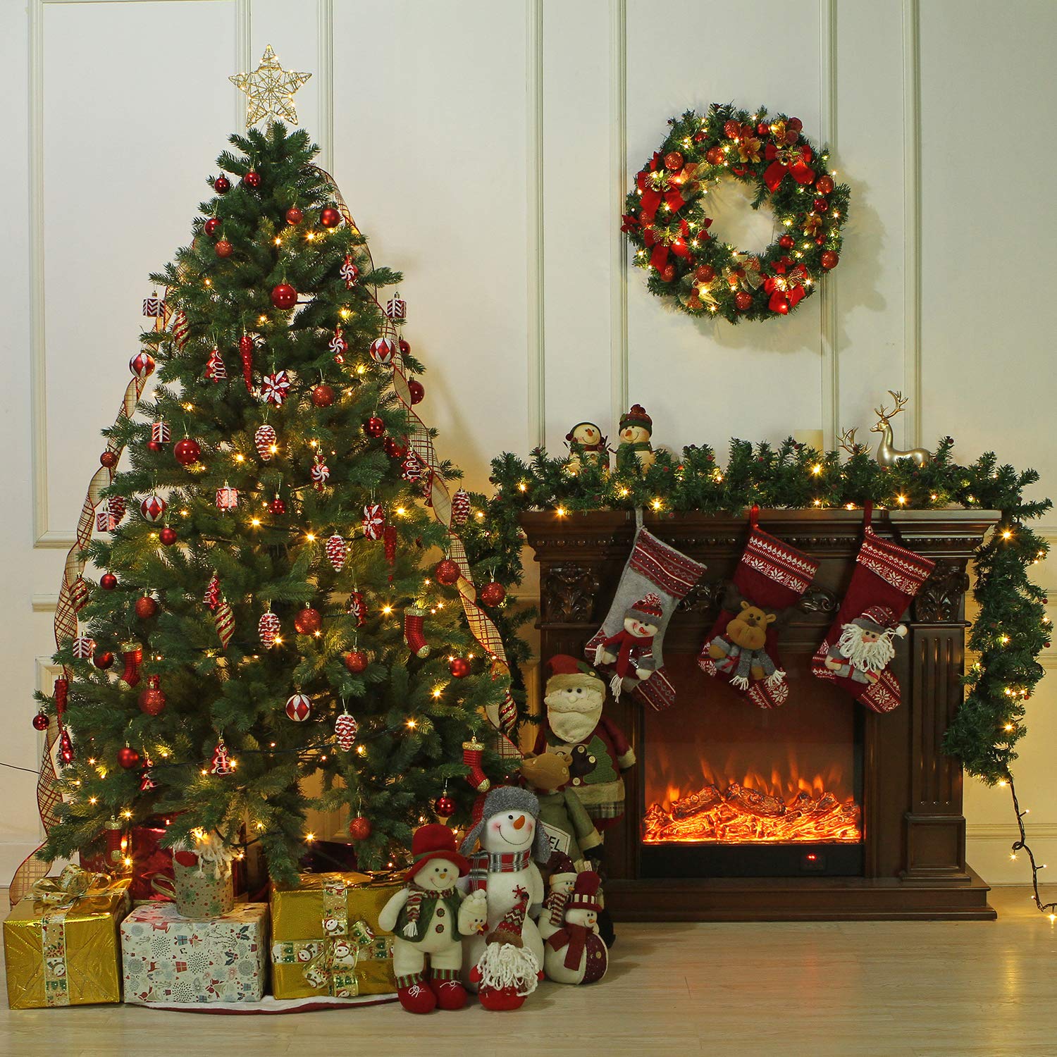 juego de 72 bolas y adornos variados de