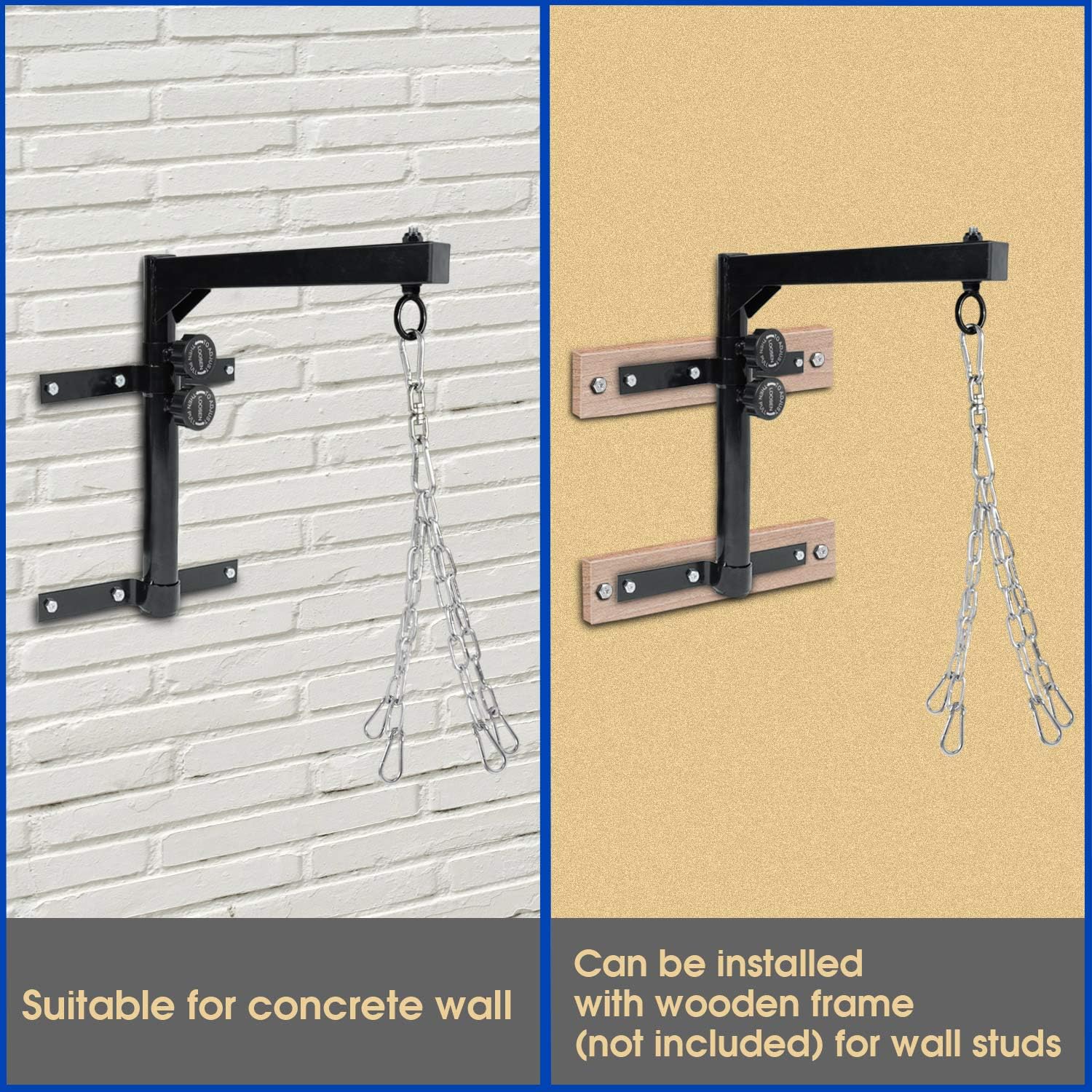 Yes4All Wall Mount Heavy Bag Hanger Only - ²SH34Z : Punching Bag Hangers : Sports & Outdoors