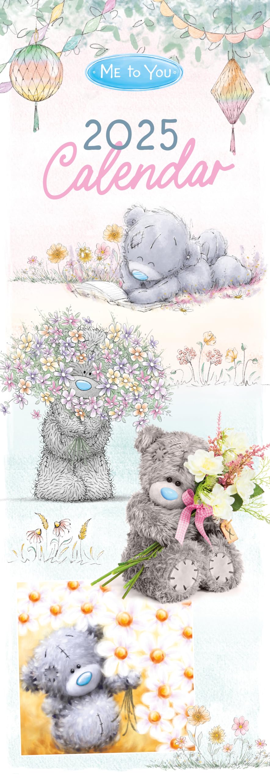 Me to You Tatty Teddy 2025 Classic Slim Calendar, XCC79010
