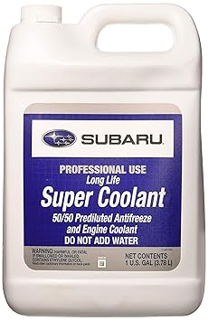 Subaru super coolant цвет
