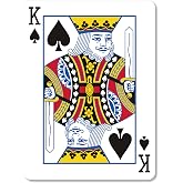 Red Back Bicycle Playing Card Force Deck (Spades, King)