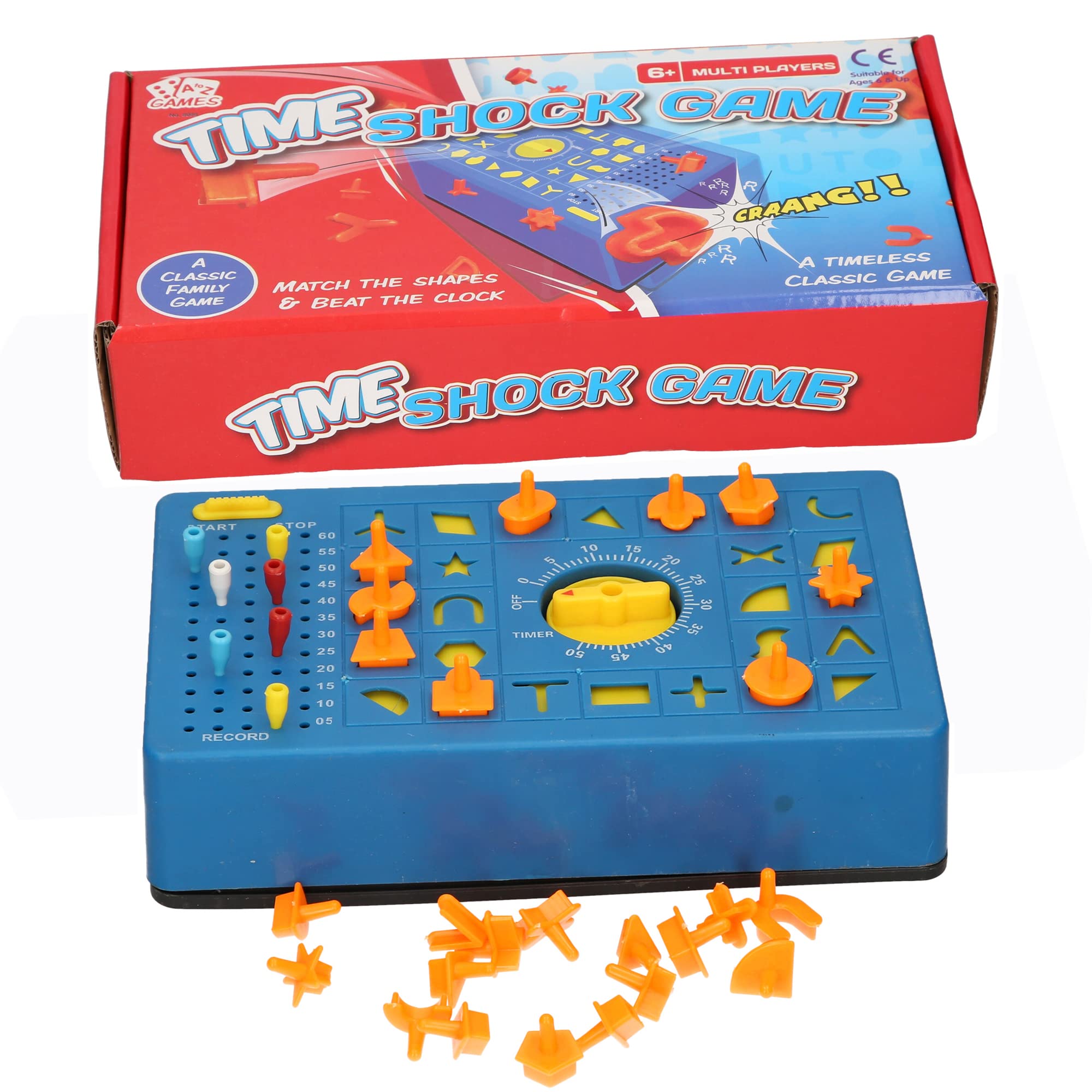 A to Z Time Shock Game, Blue