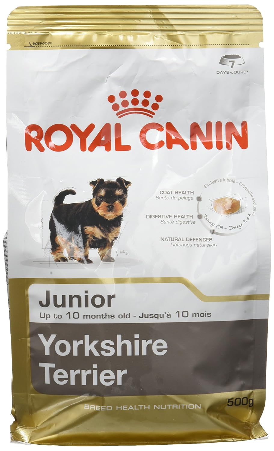 ROYAL CANIN Yorkshire Terrier Junior Nourriture pour Chien 500 g Amazon.fr Animalerie