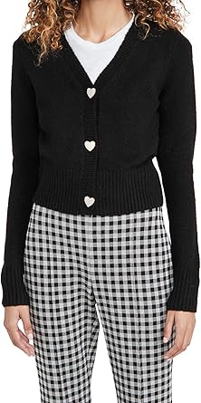 heart button cardigan