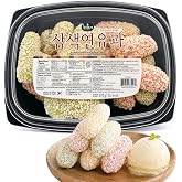 Korean Food Rice Puffs Yugwa, Crispy Sticky Rice Treats, Sweet Bites, 170g | Light and crispy traditional yugwa made from sticky rice, perfect as a sweet Korean dessert snack