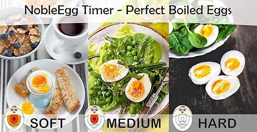 NobleEgg temporizador para huevos: Amazon.es: Hogar