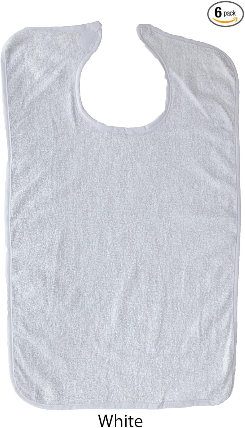 Adult Terry Cloth Bib with Velcro Closure Size 18 X 306