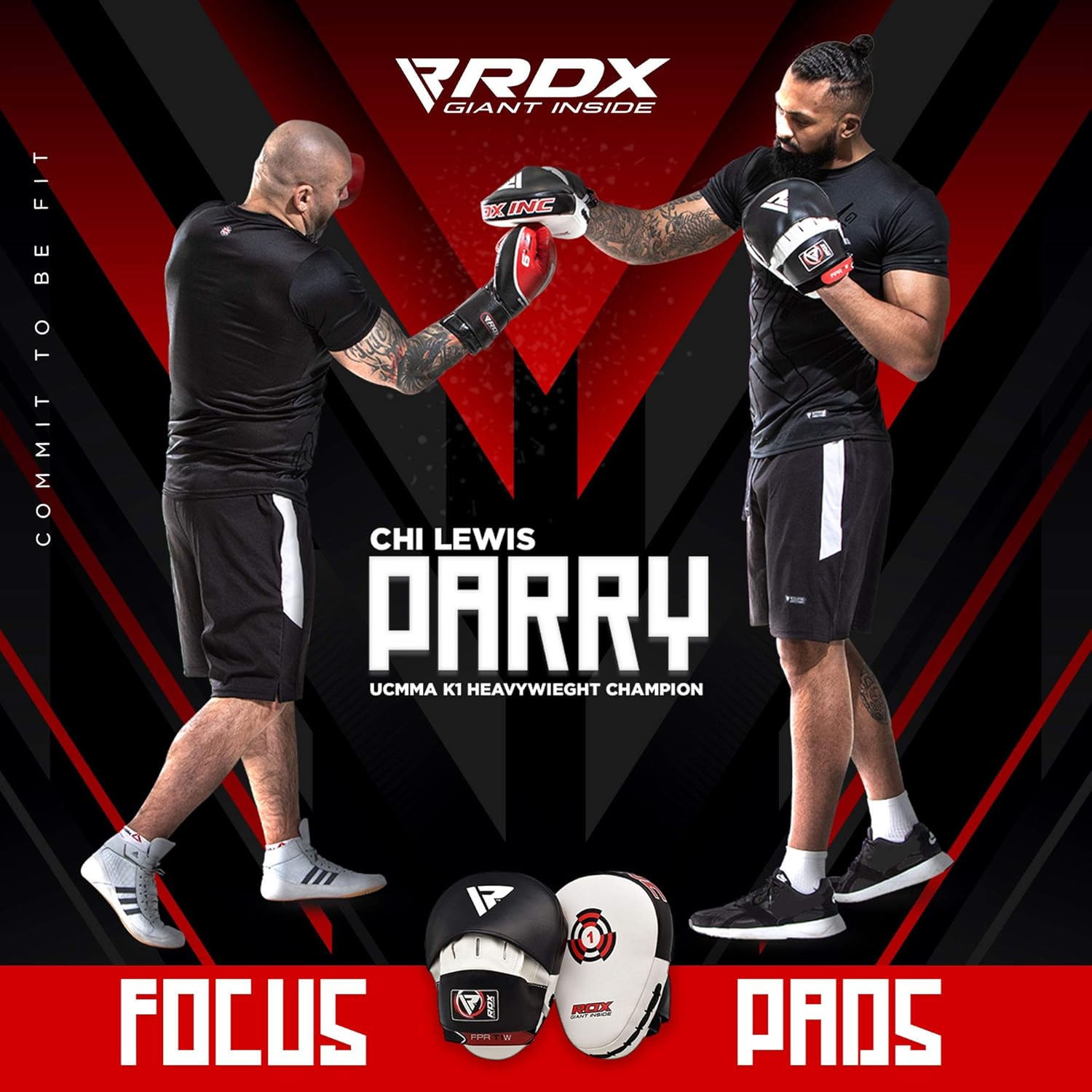RDX Boxing Hook & Jab Pads MMA Target Focus Punching Mitts Thai Strike Kick Shield, White : Sports & Outdoors