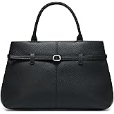 CHUNLI Satchel Purses for Women, Medium Crossbody Handbag with Detachable Shoulder Straps, Ladies Vegan Leather Top Handle Work Bags