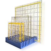 Storage Rack for Quilting Rulers, 12 Slot Ruler Holder Organizer and Storage (1-Pack)