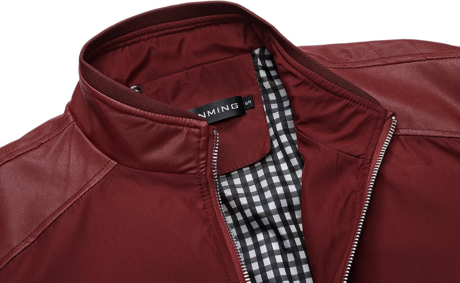 Tanming Men's Color Block Slim Casual Thin Lightweight Bomber Jacket at  Men’s Clothing store