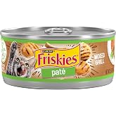 Purina Friskies Wet Cat Food Pate, Mixed Grill, (24) 5.5 oz Cans | Moist cat food packed with chicken flavor, smooth easy-to-chew pate texture, made with no artificial colors or preservatives