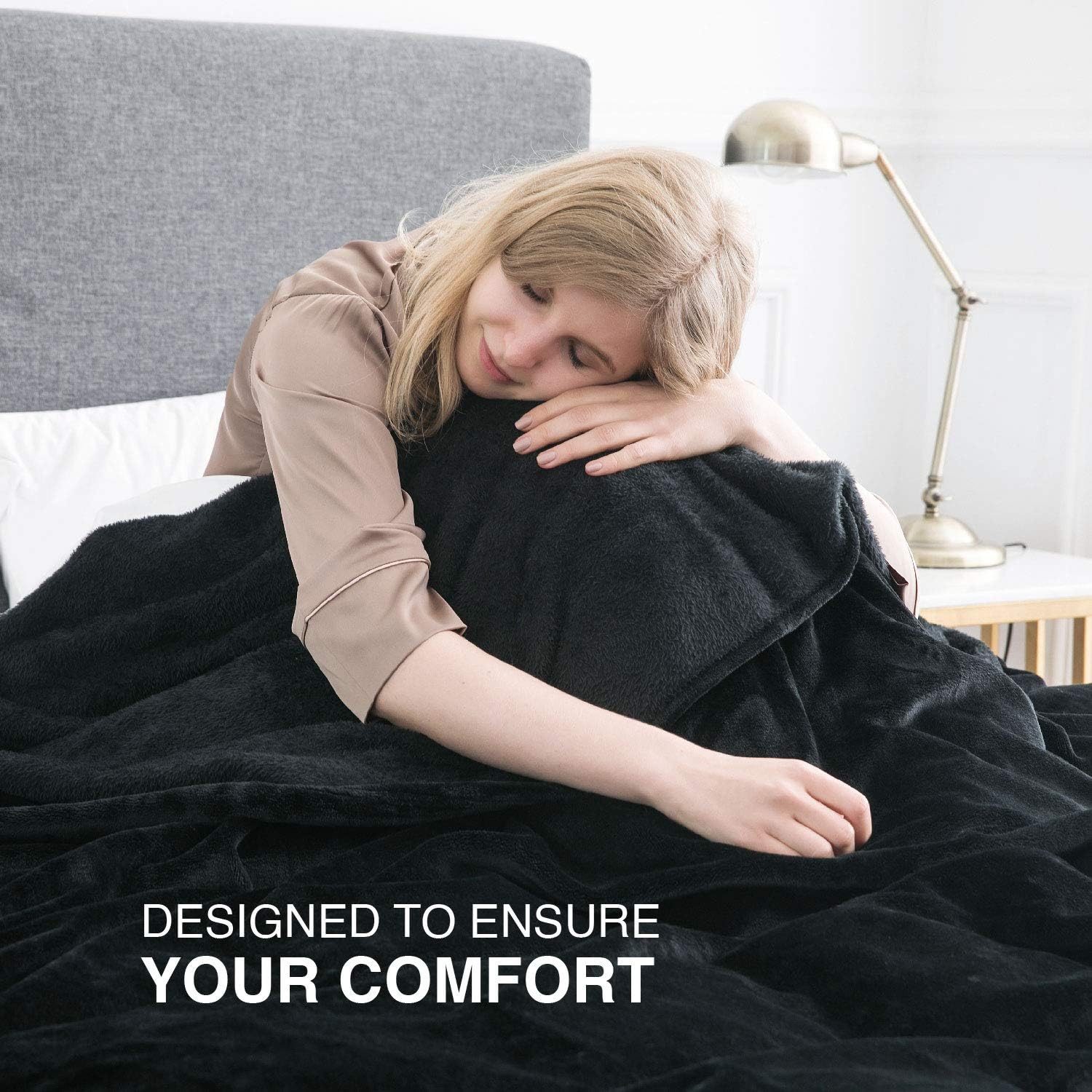 MOONLIGHT20015 Fleece Throw Blanket for Sofa - Image 3