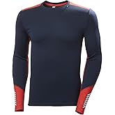 Helly-Hansen LIFA Merino Midweight Crew Base Layer for Men - Warm & Breathable, Ideal for Winter Sports & Outdoor Activities