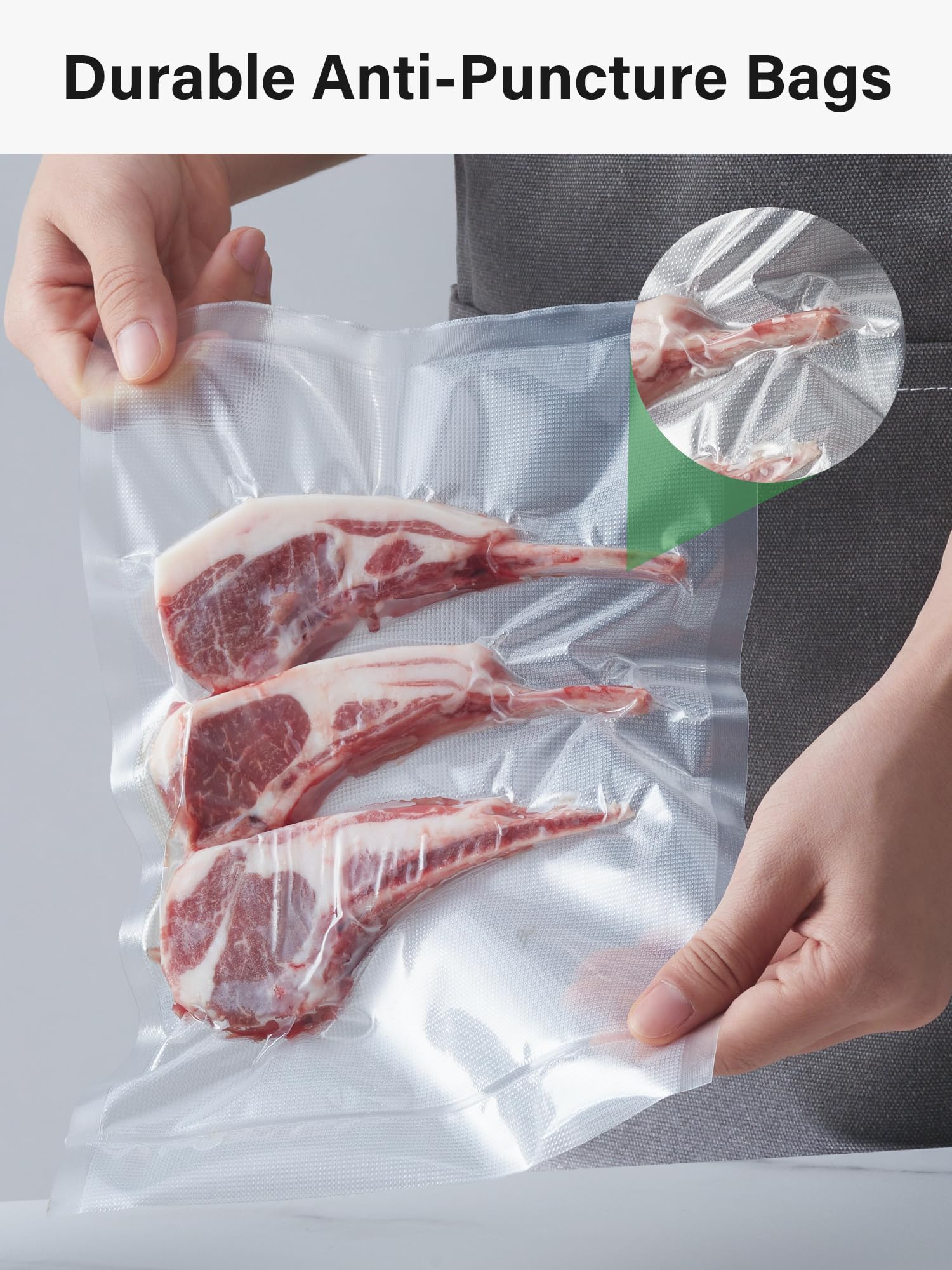 Kootek Vacuum Sealer Bags for Food, 150 Gallon 11