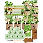 Herb Seeds Variety Pack – 9 Culinary Heirloom Seed Kits for Indoor/Outdoor Planting | Unique Gardening Gifts for Mom, Women, New Home & Kitchen | Complete Herb Garden Starter Set with Gift Packaging