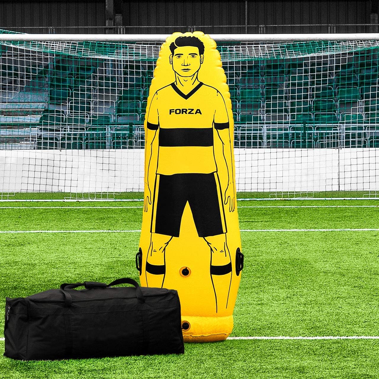 FORZA Pro Soccer Air Mannequin (Junior & Senior) | Inflatable Soccer Free Kick Training Dummies | Pack of 1, 3 or 5 Soccer Dummy Wall | Optional Carry Bag : Sports & Outdoors