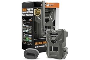 SPYPOINT Flex G-36 Cellular Trail Camera, 36MP Photos and 1080p Videos w/Sound, GPS Enabled, Dual-Sim LTE Connectivity, 100' Flash & Detection Range