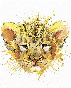 7Dots Art. Baby animals. Watercolor Art Print, poster 8