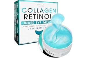 Under Eye Patches For Puffy Eyes And Dark Circles - Retinol Collagen Under Eye Masks - Reduce Wrinkles & Bags - Skin Treatmen