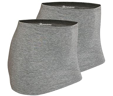 Mamaband Nierenwärmer DOPPELPACK zum Warmhalten des Nieren- und Hüftbereichs & für die Schwangerschaft – Elastischer Hüftwärm