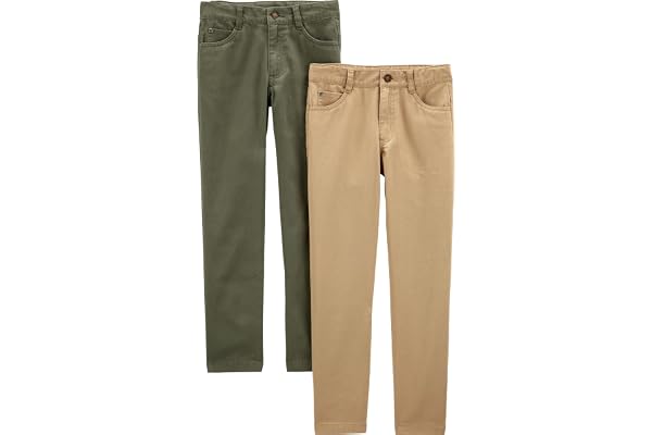 Simple Joys by Carter's Boys 2-Pack Twill Pantspants