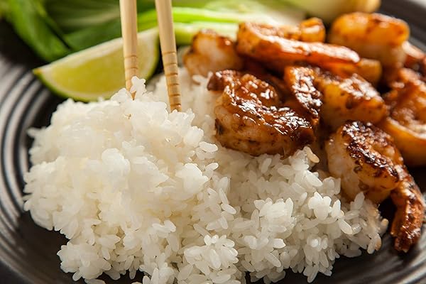 IRIS ULTRA PREMIUM JAPANESE SHORT GRAIN WHITE STICKY SUSHI RICE, NANATSUBOSHI, DRIED UNCOOKED RICE, GLUTEN FREE, VEGAN, LOW FAT, PRODUCT OF JAPAN, 3.3 LB (5-PACK, 300G)