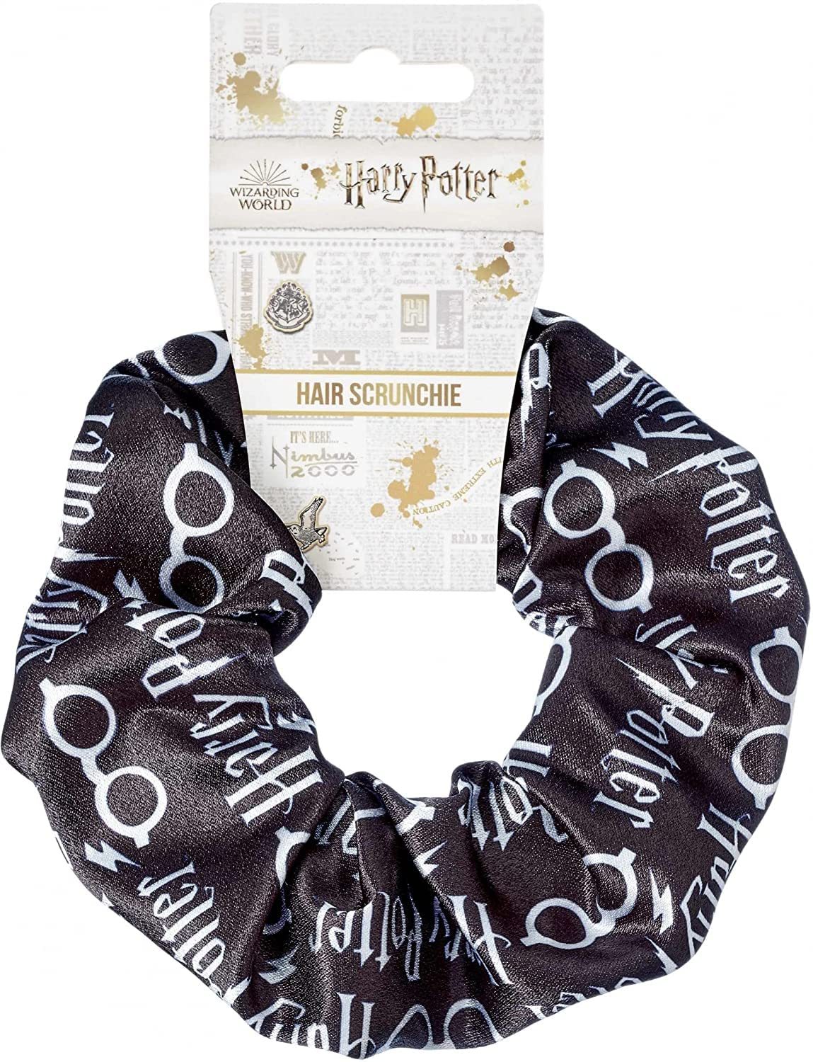 Official Harry Potter Logo Hair Scrunchie by The Carat Shop