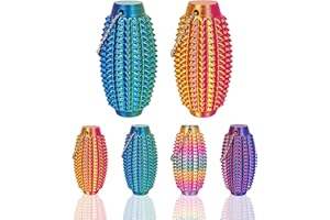 SnapMorph Little Ouchies Fidget, Fidget Toys for Adults, 3D Printed Stim Sensory Toys for Stress Relief, Pain Stim Fidget Toy for Adults & Teens, 2PCS Blue+Pink