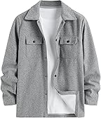 ZAFUL Men's Solid Color Flap Pocket Single Breasted Woolen Blend Coat Turn Down Collar Long Sleeve Jacket