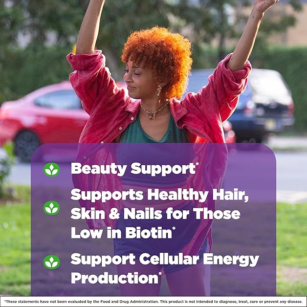 NATROL BEAUTY BIOTIN 10,000MCG VITAMINS FOR BEAUTY, 100 TABLETS, 100 DAY SUPPLY