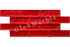 GLOBMARBLE Concrete Vertical Stamp Mat WSM 10611/1 Rigid. Brick Stone Wall Stamps