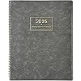 2025 Appointment Book/Planner - Weekly Appointment Book/Planner 2025, Jan 2025 - Dec 2025, 8" x 10", 2025 Daily/Hourly Planner with Tabs, 15-Minute Interval, Flexible Soft Cover - Grey