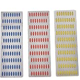 Walfront Diamond Sharpening Stones, 3PCS Coarse Medium Fine Grits | Portable Diamond Whetstone For Kitchen Knives And Hard Alloy, Uniform Hardness Grinding Sharpener Stones