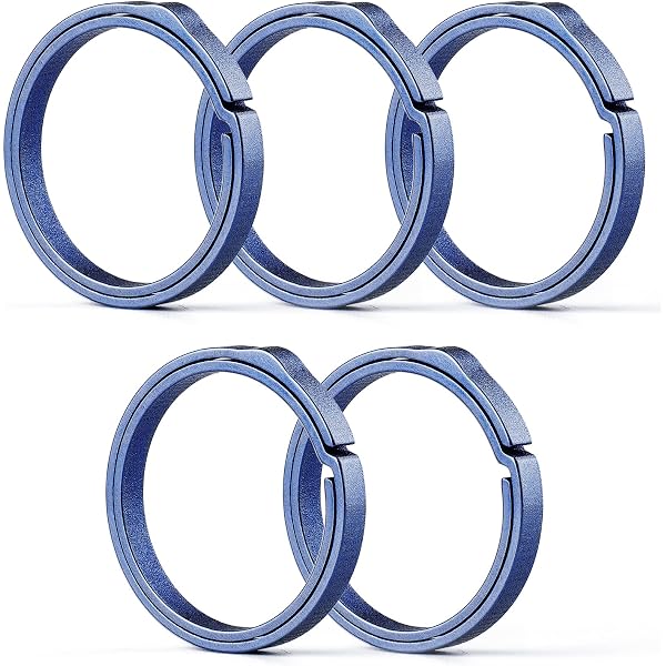Split Key Ring Stylish Accessory With Scratch-Resistant Coating