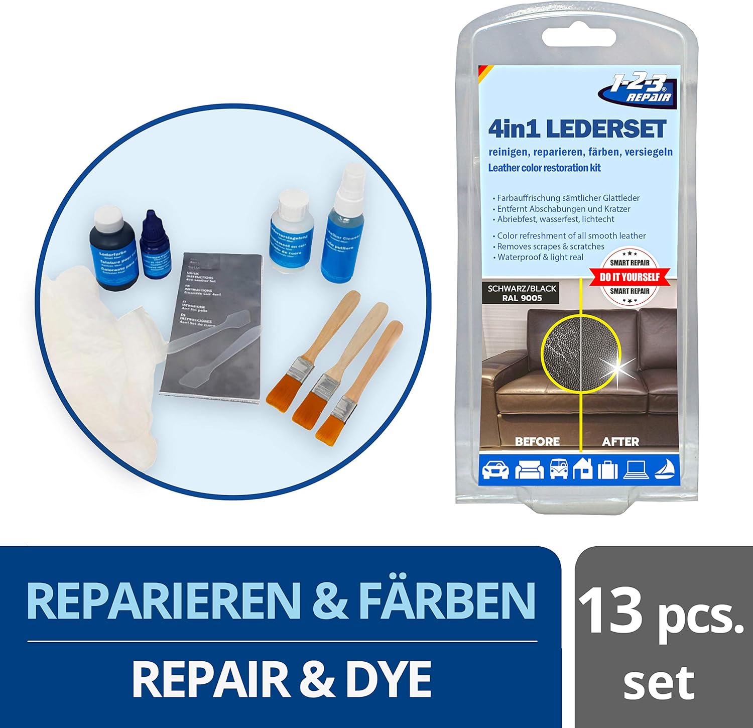 crema per il restauro della pelle per auto