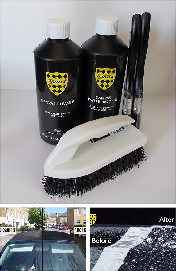 Protex World Convertible Soft Top Care Kit with Canvas