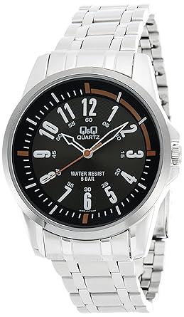 Analog Black Dial Mens Watch - Q708J405Y