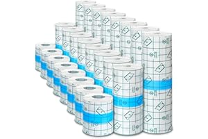 Beieverluck 24 Rolls Tattoo Aftercare Bandage Waterproof (2 Inch, 4 Inch, 6 Inch Wide) Second Skin Tattoo Cover Tape Tattoo Healing Wrap Tattoo Supplies for Swimming, Shower, Wound Initial Healing