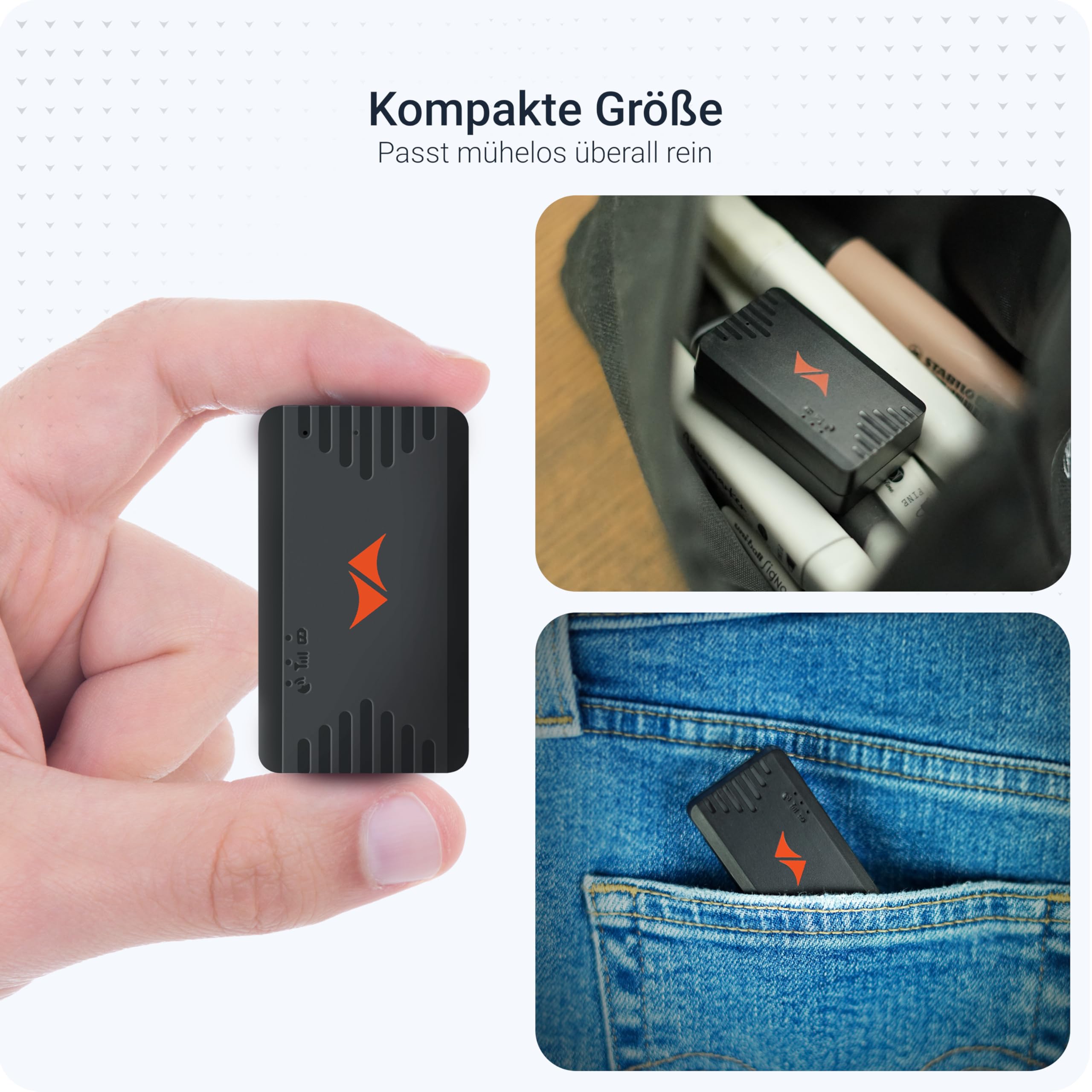 PAJ GPS People Finder 4G - Mini GPS Tracker für Kinder und Senioren - bis zu 5 Tage Akkulaufzeit - kleines Ortungsgerät mit Live-Ortung, geeignet bei Demenz, Alarmbenachrichtigungen im Notfall 4