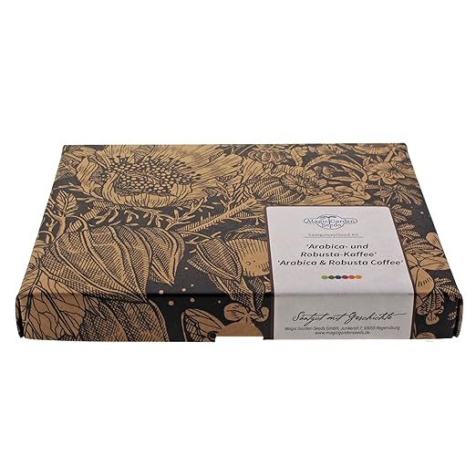 'Arabica- & Robusta-Kaffee' Samen-Geschenkset mit den beiden wohl berühmtesten Kaffeesorten