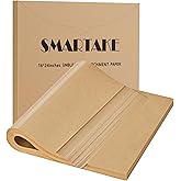SMARTAKE 200 Pcs Parchment Paper Baking Sheets, 16x24 Inches Non-Stick Precut Baking Parchment, for Baking Grilling Air Fryer