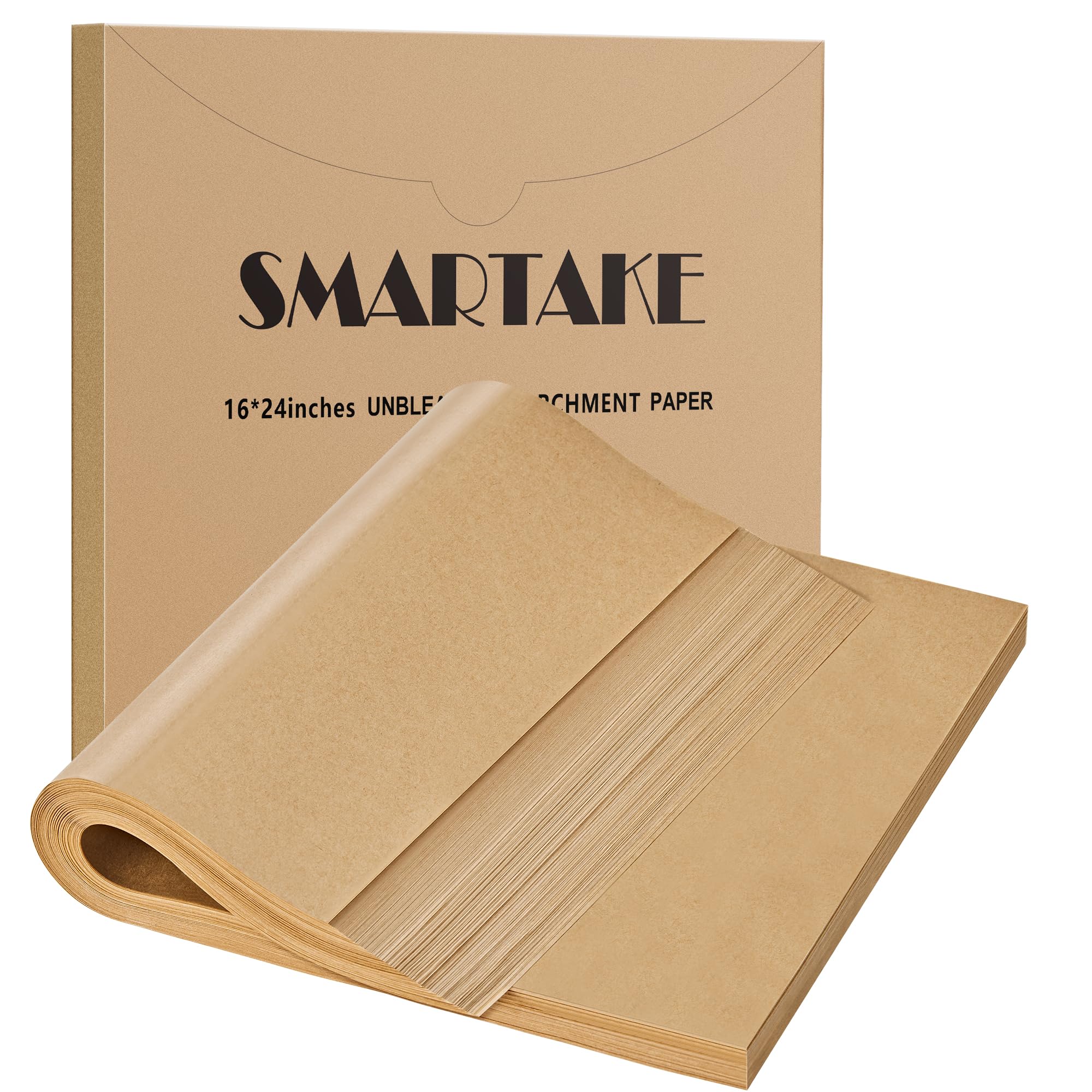 SMARTAKE 200 Pcs Parchment Paper Baking