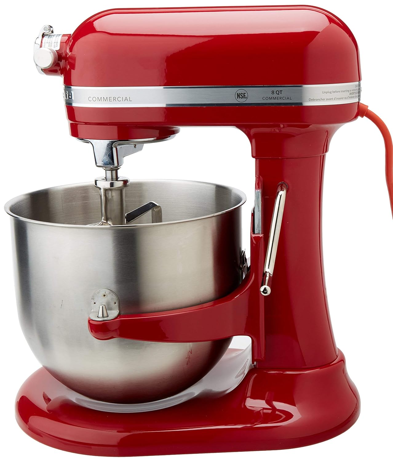 KitchenAid KSM8990WH 8Quart Commercial Countertop Mixer GearDriven Renewed White 10Speed